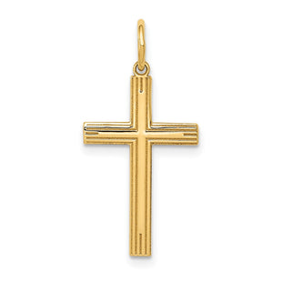 14K Laser Designed Cross Pendant (Style XR993)