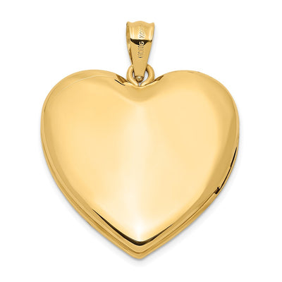 14K Diamond Star Ash Holder Heart Locket