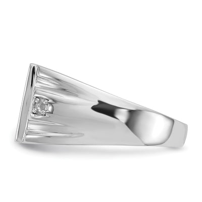 14K White Gold Men's ring mounting