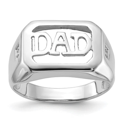14K White Gold Men's ring mounting