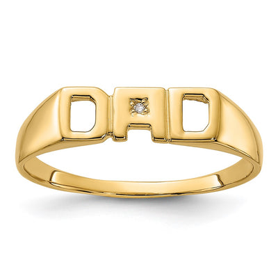 14K AA Diamond men's ring