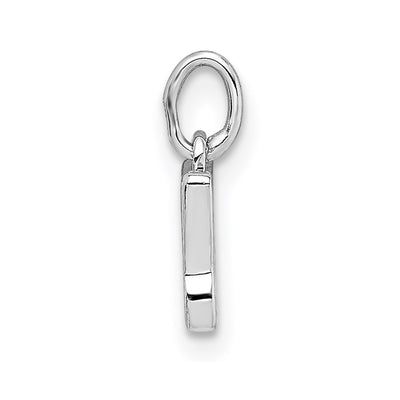 14K White Gold Cut-out Butterfly Pendant