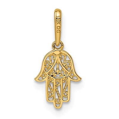 14K Hamsa Pendant