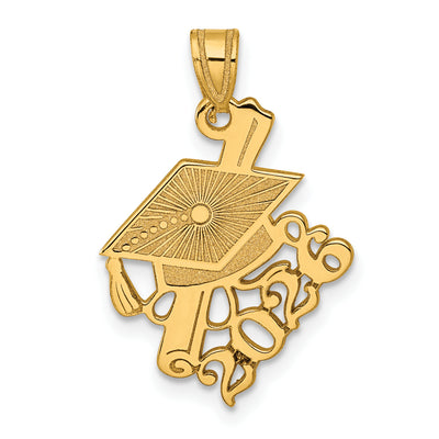 14K Graduation Cap and Slanted Diploma 2025 Charm