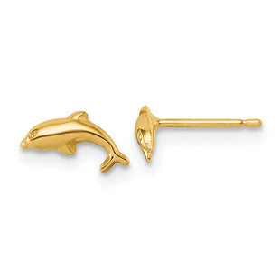 14k Yellow Gold Earrings Style YC1642 - Classique Jewelry Inc.