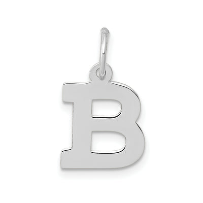 14KW Small Block Letter Initial Charm