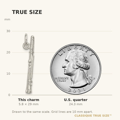 Sterling Silver Clarinet Charm