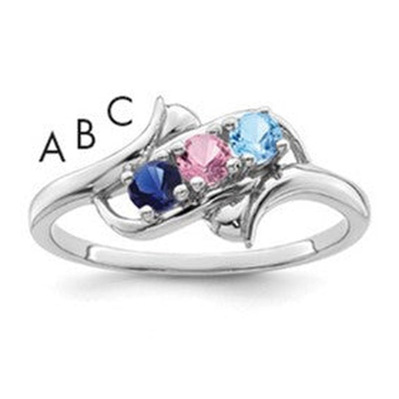 Sterling silver mother ring