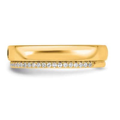 14K 1 Genuine Birthstone and Diamond Mother's Ring