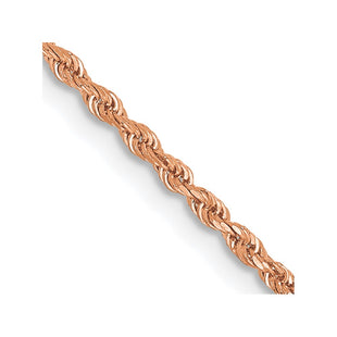 14k Rose Gold Chains Style 012R-18 - Classique Jewelry Inc.