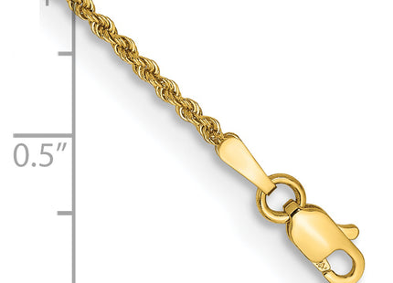 14K 5. Regular Rope with Lobster Clasp Chain