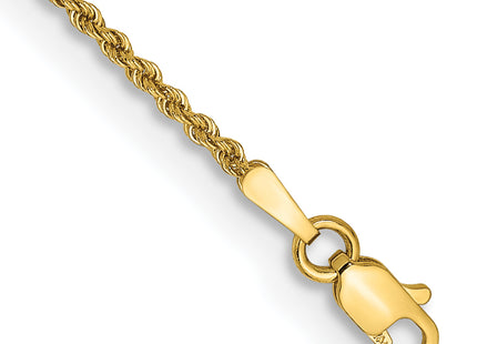 14K 5. Regular Rope with Lobster Clasp Chain