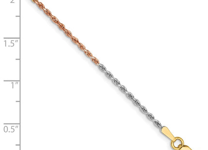14k Tri-Color Chains Style 012TC-8 - Classique Jewelry Inc.