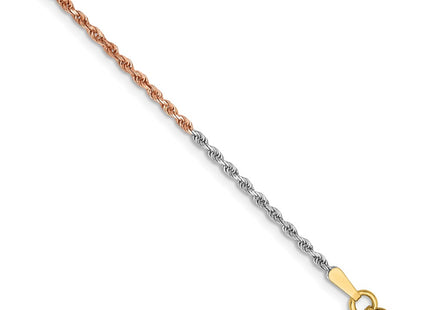 14k Tri-Color Chains Style 012TC-8 - Classique Jewelry Inc.