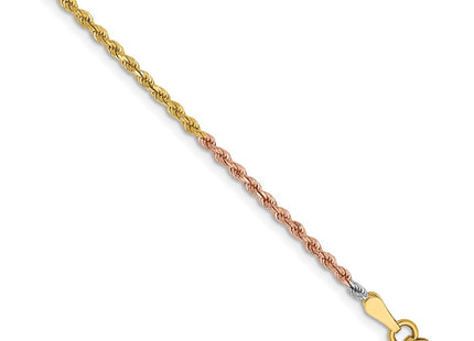 14k Tri-Color Chains Style 014TC-8 - Classique Jewelry Inc.