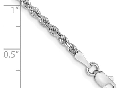 14k White Gold Jewelry Style 018W-9 - Classique Jewelry Inc.