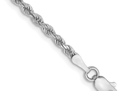 14k White Gold Jewelry Style 018W-9 - Classique Jewelry Inc.
