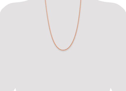 14k Rose Gold Chains Style 021R-24 - Classique Jewelry Inc.