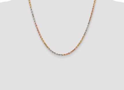 14k Tri-Color Chains Style 021TC-20 - Classique Jewelry Inc.