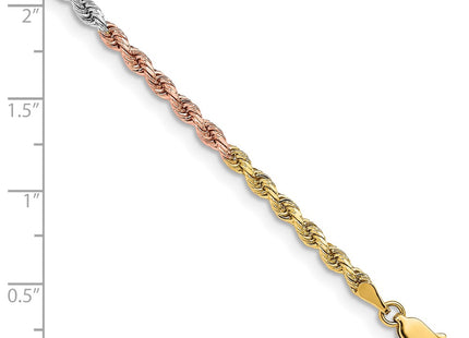 14k Tri-Color Chains Style 023TC-7 - Classique Jewelry Inc.