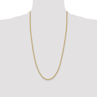 14k Regular Rope Chain (Style 024S-28)