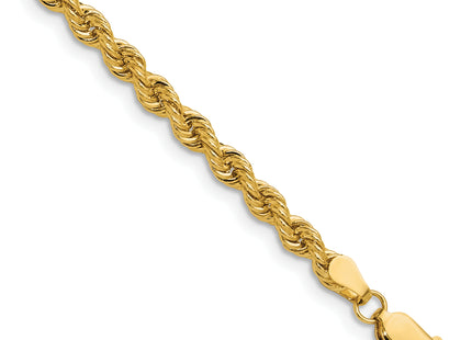14k Regular Rope Chain, 7 x 3.8mm