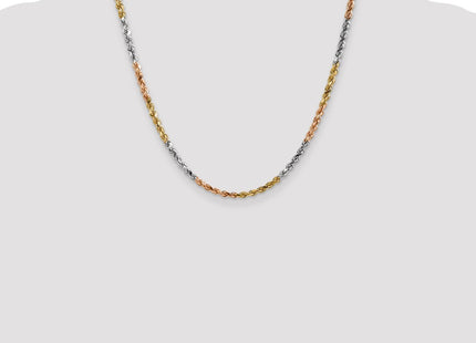14k Tri-Color Chains Style 030TC-20 - Classique Jewelry Inc.