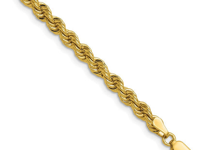 14K gold rope link chain, another view