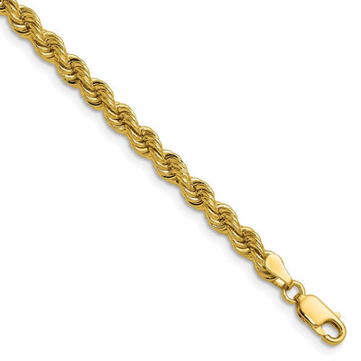 14K Regular Rope Chain, 7 x 4.2mm