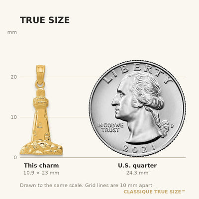 14K CAPE MAY Lighthouse Charm