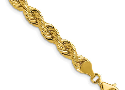 14K gold rope link chain