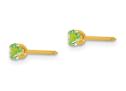 14k Yellow Gold Earrings Style 100E - Classique Jewelry Inc.