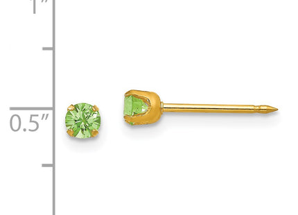 14k Yellow Gold Earrings Style 100E - Classique Jewelry Inc.