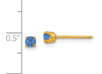 14k Yellow Gold Earrings Style 101E - Classique Jewelry Inc.
