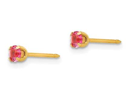 14k Yellow Gold Earrings Style 102E - Classique Jewelry Inc.