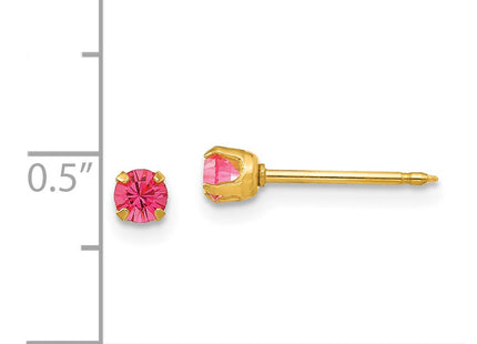 14k Yellow Gold Earrings Style 102E - Classique Jewelry Inc.