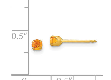 14k Yellow Gold Earrings Style 103E - Classique Jewelry Inc.