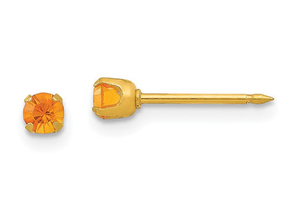 14k Yellow Gold Earrings Style 103E - Classique Jewelry Inc.