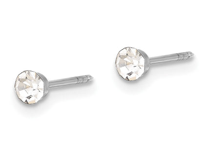 14k White Gold Earrings Style 1040E - Classique Jewelry Inc.