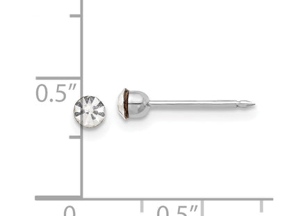 14k White Gold Earrings Style 1040E - Classique Jewelry Inc.