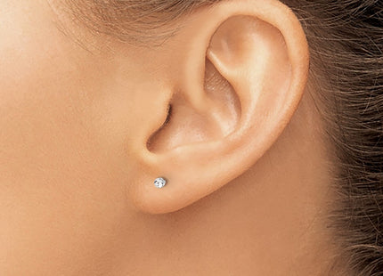 14k White Gold Earrings Style 1046EW - Classique Jewelry Inc.
