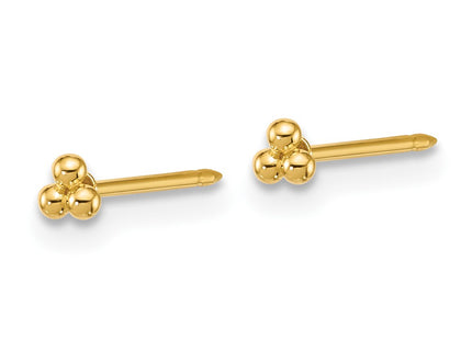 14k Yellow Gold Earrings Style 1074E - Classique Jewelry Inc.