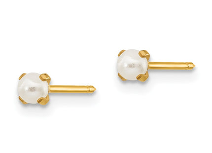 14k Yellow Gold Earrings Style 108E - Classique Jewelry Inc.