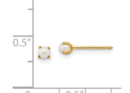 14k Yellow Gold Earrings Style 108E - Classique Jewelry Inc.