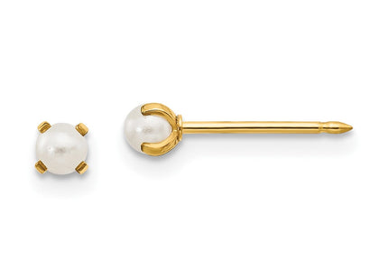 14k Yellow Gold Earrings Style 108E - Classique Jewelry Inc.