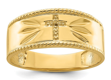 14k Yellow Gold Rings Style X74B - Classique Jewelry Inc.