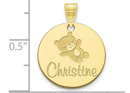10k Yellow Gold Pendants Style 10XNA1046Y - Classique Jewelry Inc.