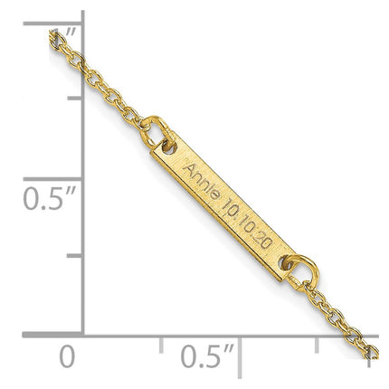 10k Yellow Gold Bracelets Style 10XNA1180/1Y - Classique Jewelry Inc.