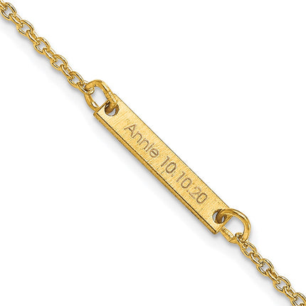 10k Yellow Gold Bracelets Style 10XNA1180/1Y - Classique Jewelry Inc.