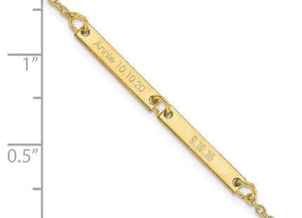 10k Yellow Gold Bracelets Style 10XNA1180/2Y - Classique Jewelry Inc.